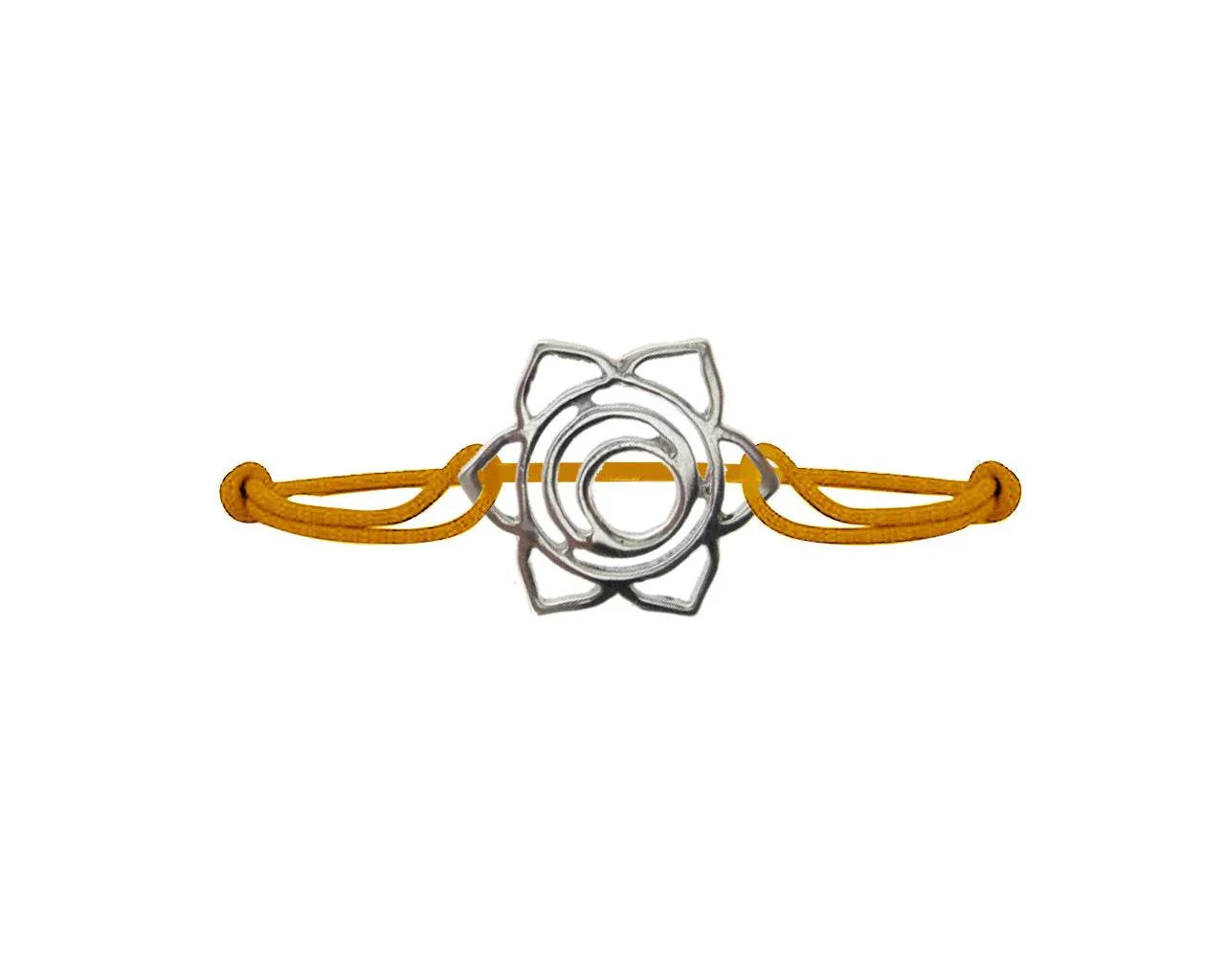 Sacral Chakra Bracelet in Silver - Jewelslane