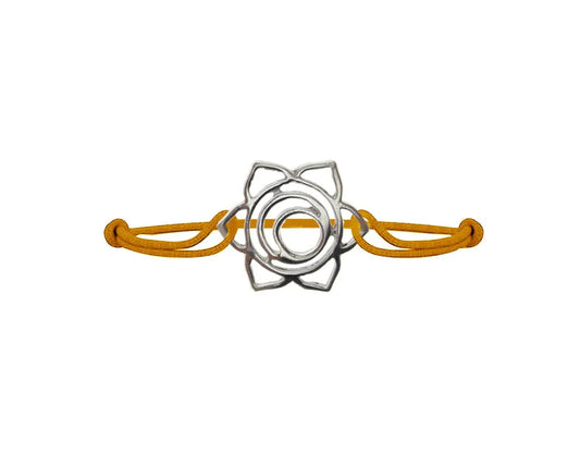 Sacral Chakra Bracelet in Silver - Jewelslane