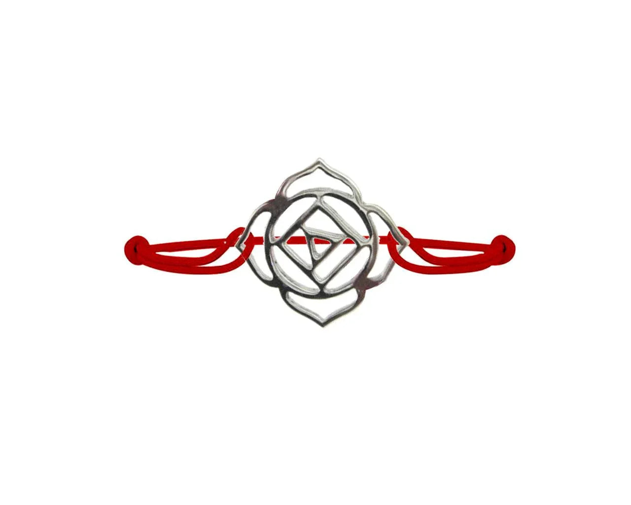Root Chakra Bracelet in Silver - Jewelslane