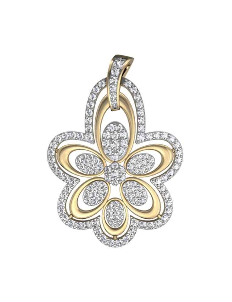 Charismatic Designer Diamond Pendant - Jewelslane