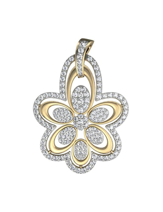 Charismatic Designer Diamond Pendant - Jewelslane