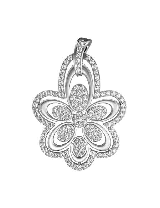 Charismatic Designer Diamond Pendant - Jewelslane