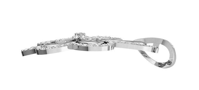 Charismatic Designer Diamond Pendant - Jewelslane