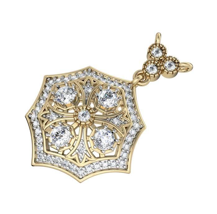 Charming Diamond Pendant - Jewelslane