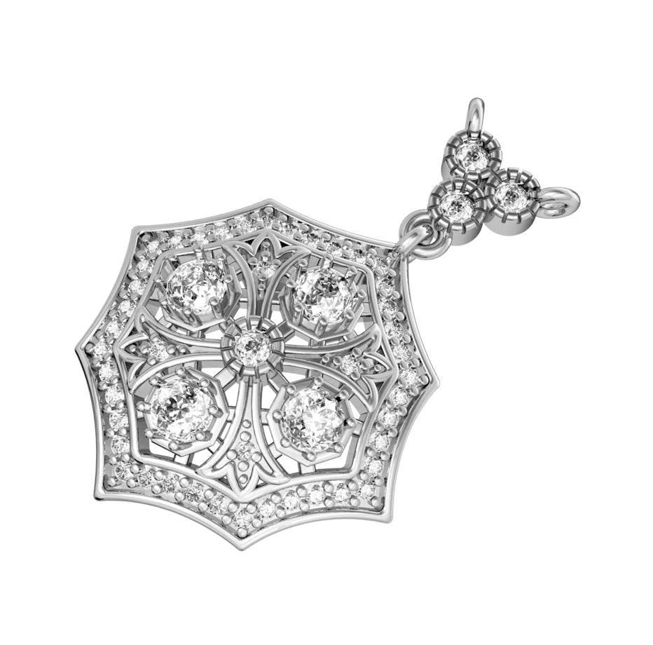 Charming Diamond Pendant - Jewelslane