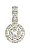Charming diamond solitaire pendant - Jewelslane