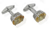 Citrine Cufflinks with filigri - Jewelslane