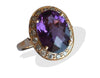 Amethyst Gold Ring - Jewelslane