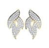 Contemporary Diamond ear studs - Jewelslane
