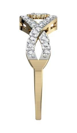 Daily wear simple Diamond Ring - Jewelslane