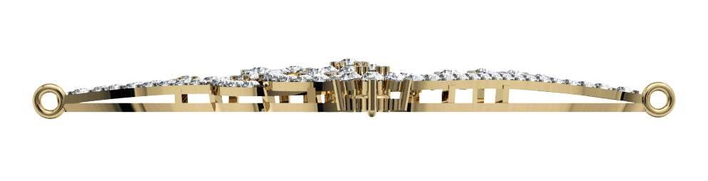 Dainty Diamond Mangalsutra in Gold - Jewelslane