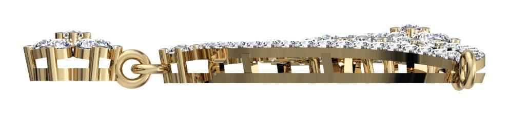 Dainty Diamond Mangalsutra in Gold - Jewelslane