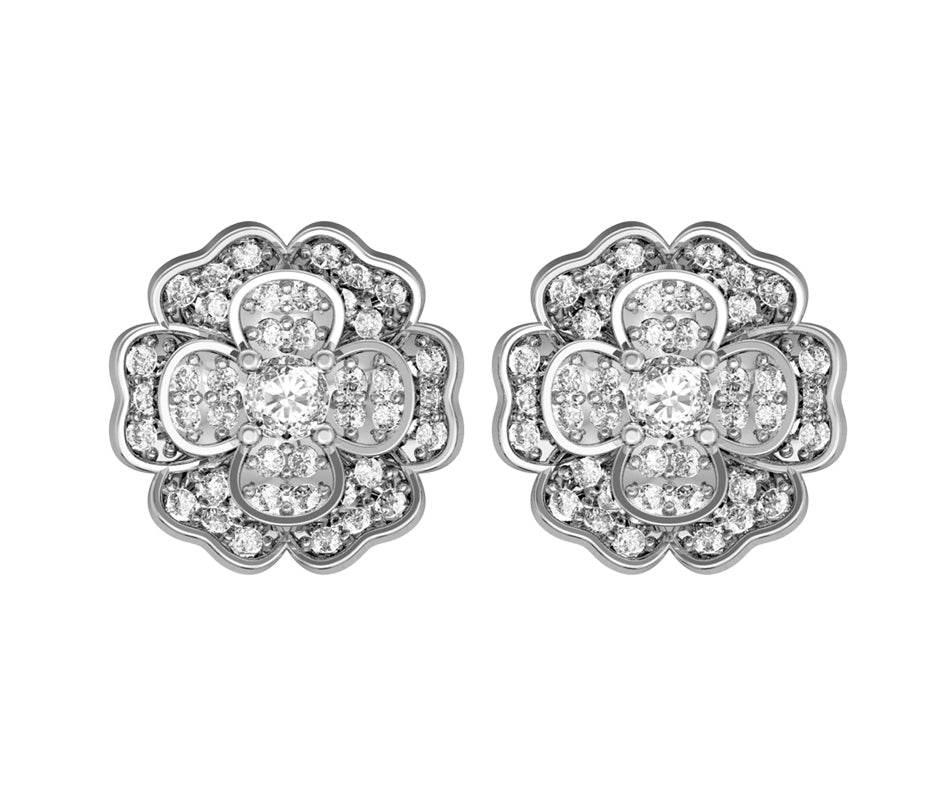 Dainty Diamond Eartops - Jewelslane