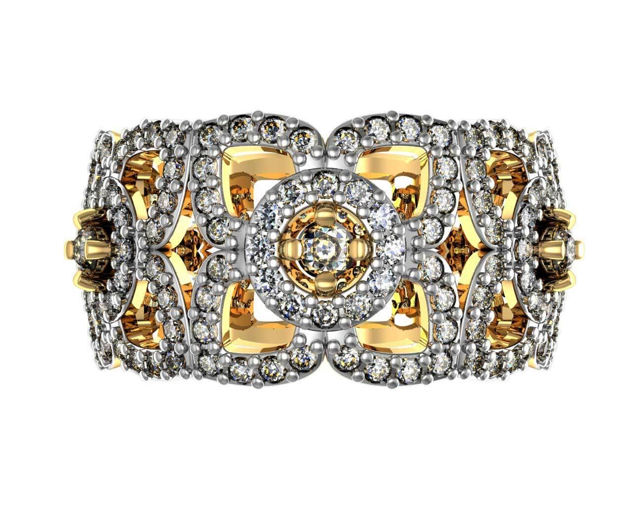 Delicate Diamond Band in Gold - Jewelslane