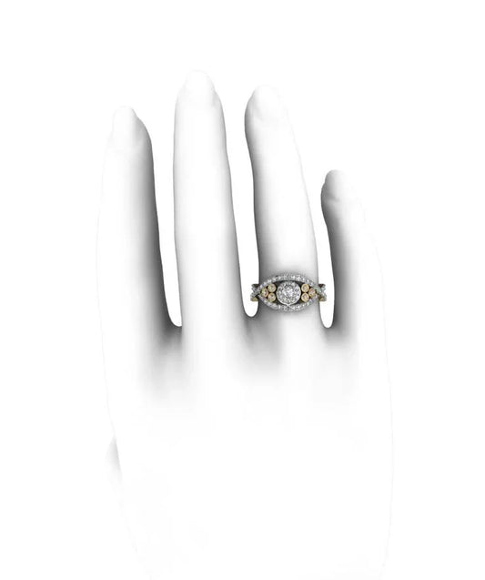 Delicate Diamond Engagement Ring - Jewelslane