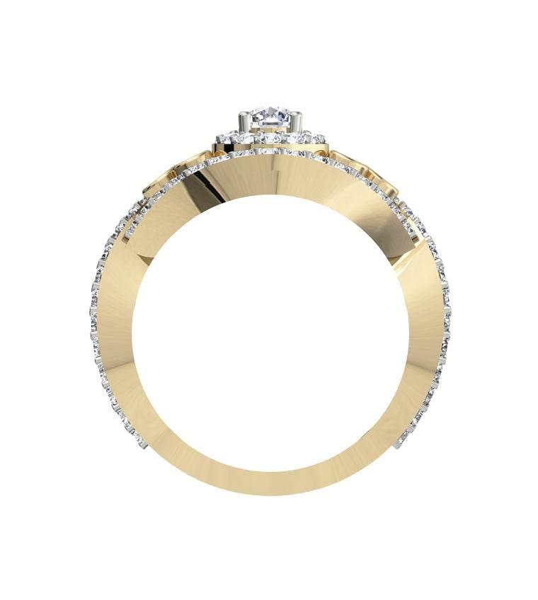 Delicate Diamond Engagement Ring - Jewelslane