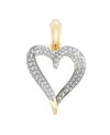 Delicate Diamond Heart Pendant - Jewelslane
