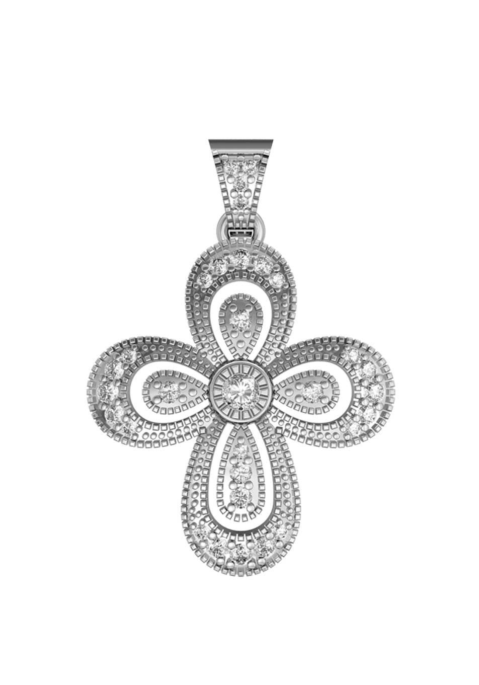 Diamond Cross pendant - Jewelslane