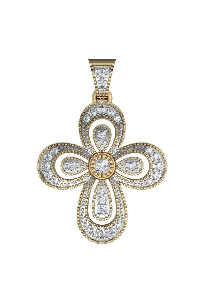 Diamond Cross pendant - Jewelslane