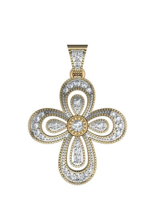 Diamond Cross pendant - Jewelslane