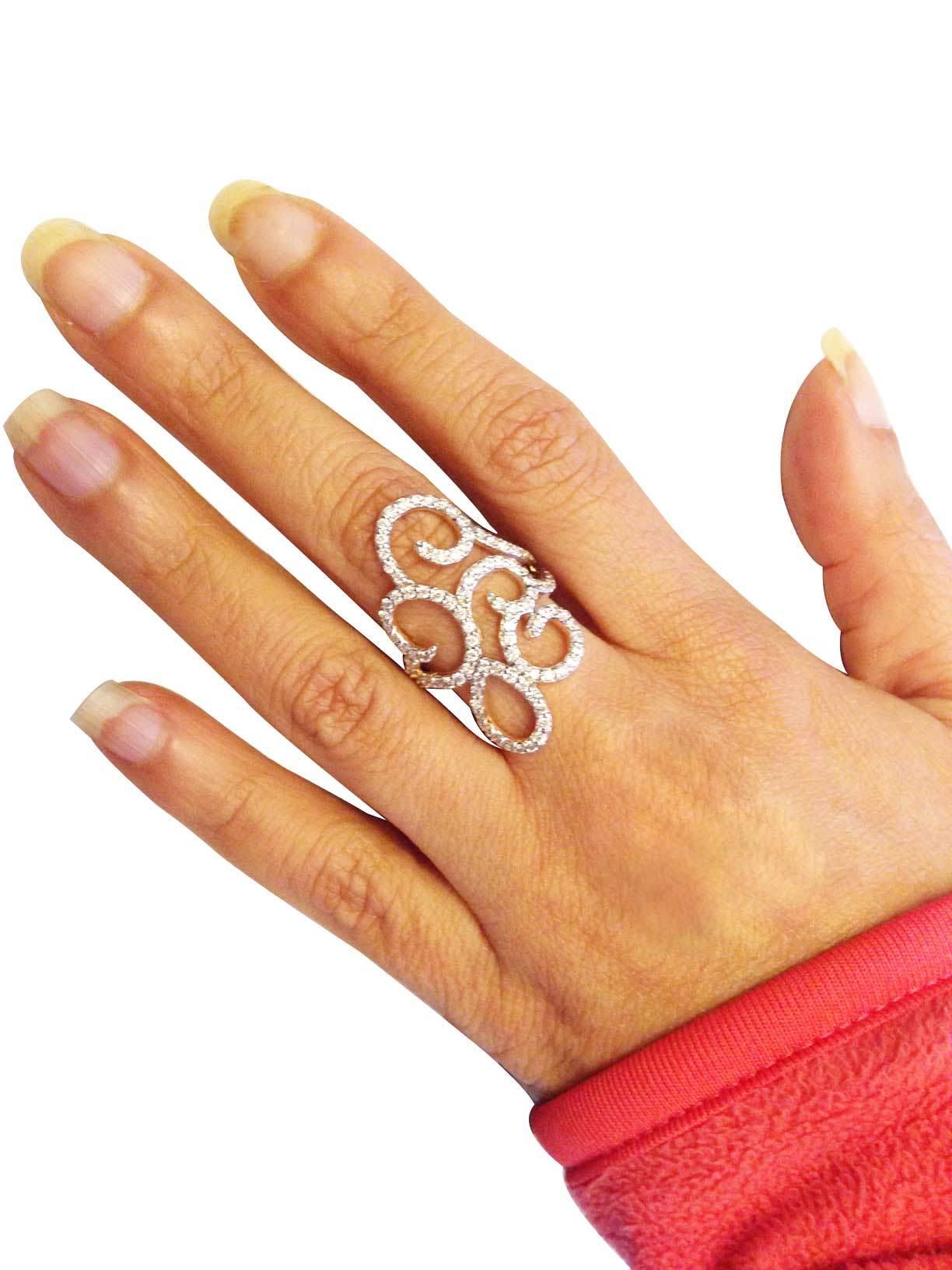 Diamond Designer Cocktail ring - Jewelslane