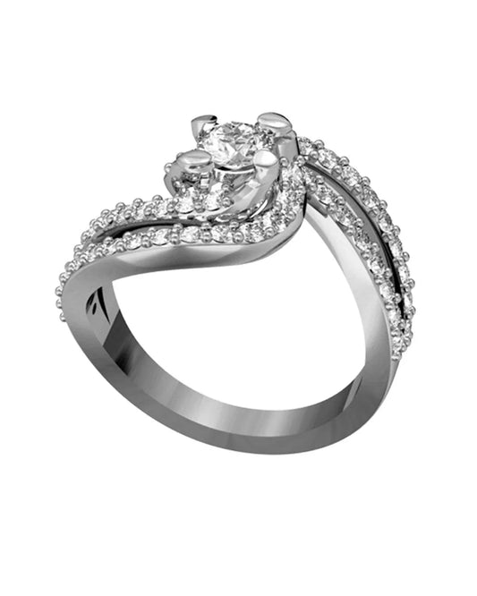 Diamond Solitaire Engagement Ring - Jewelslane