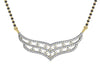 Diamond Mangalsutra in Gold - Jewelslane