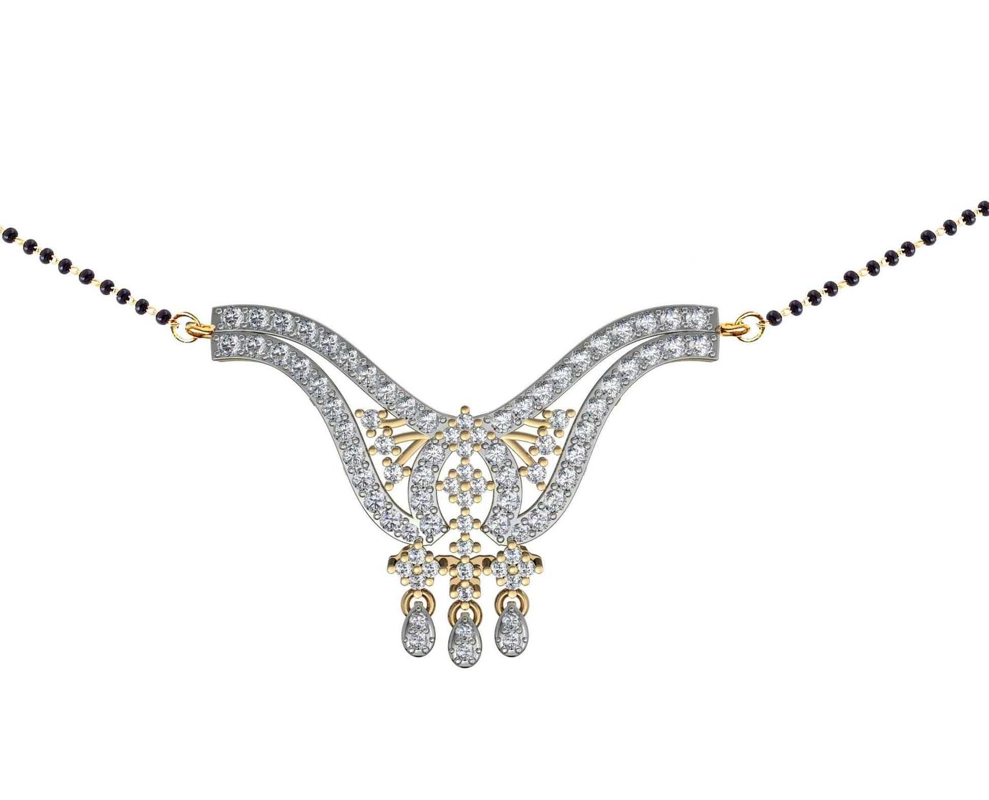Diamond Mangalsutra - Jewelslane