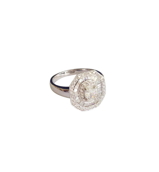 Diamond Ring With Oval Diamond - Jewelslane