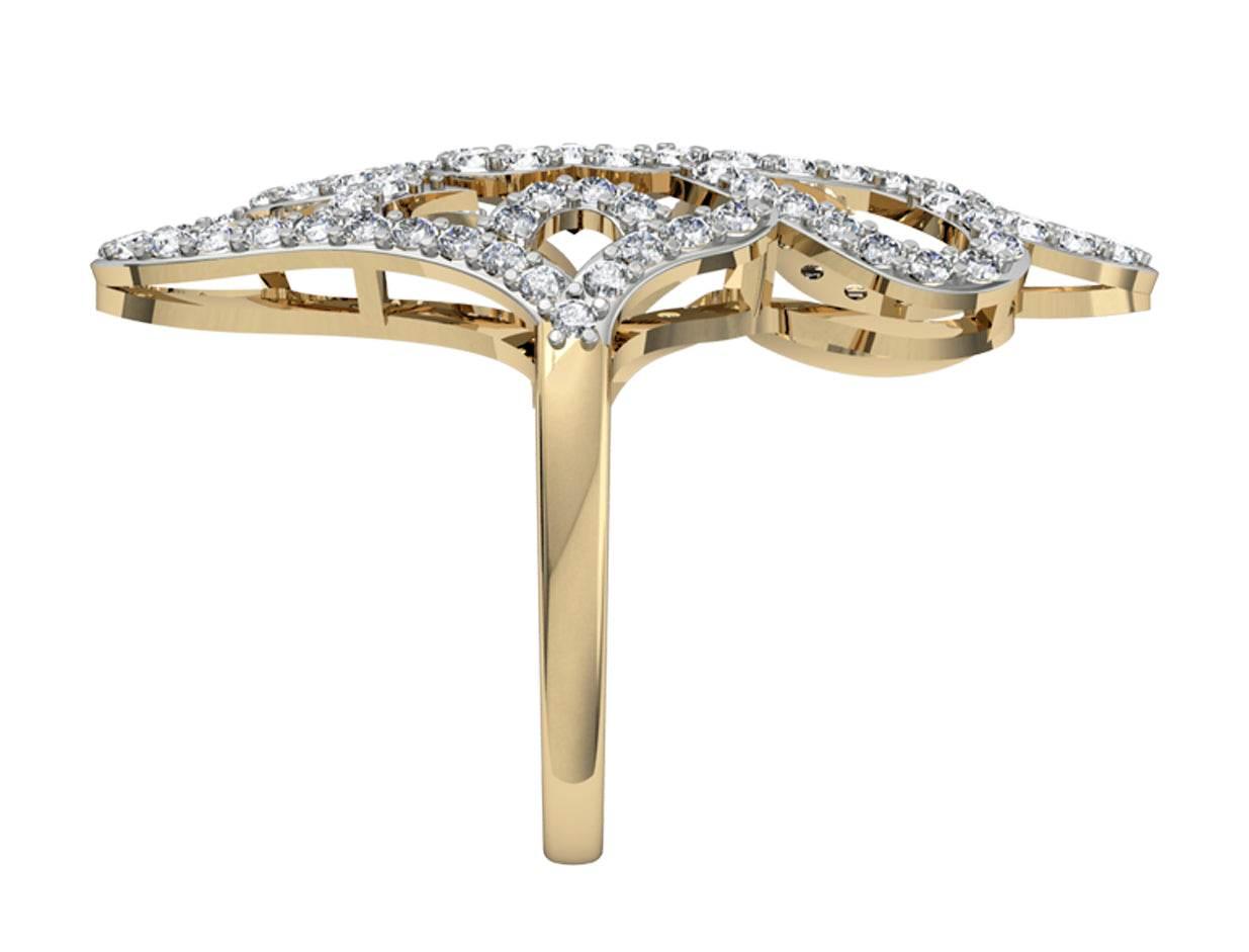 Diamond Valentines Cocktail ring - Jewelslane
