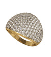 Diamond dome shape ring - Jewelslane
