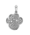 Dog Paw pet silver charm - Jewelslane