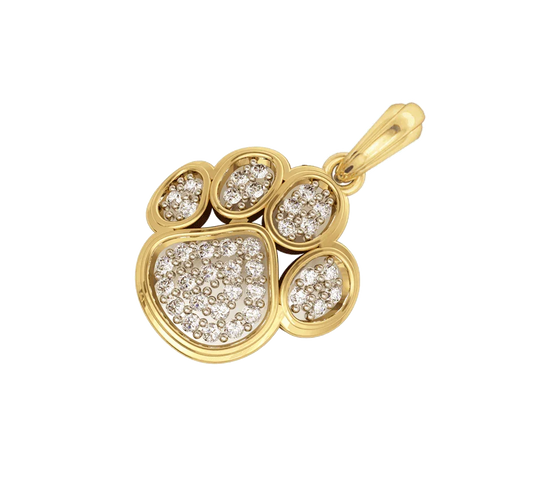 Dog Paw pet charm - Jewelslane