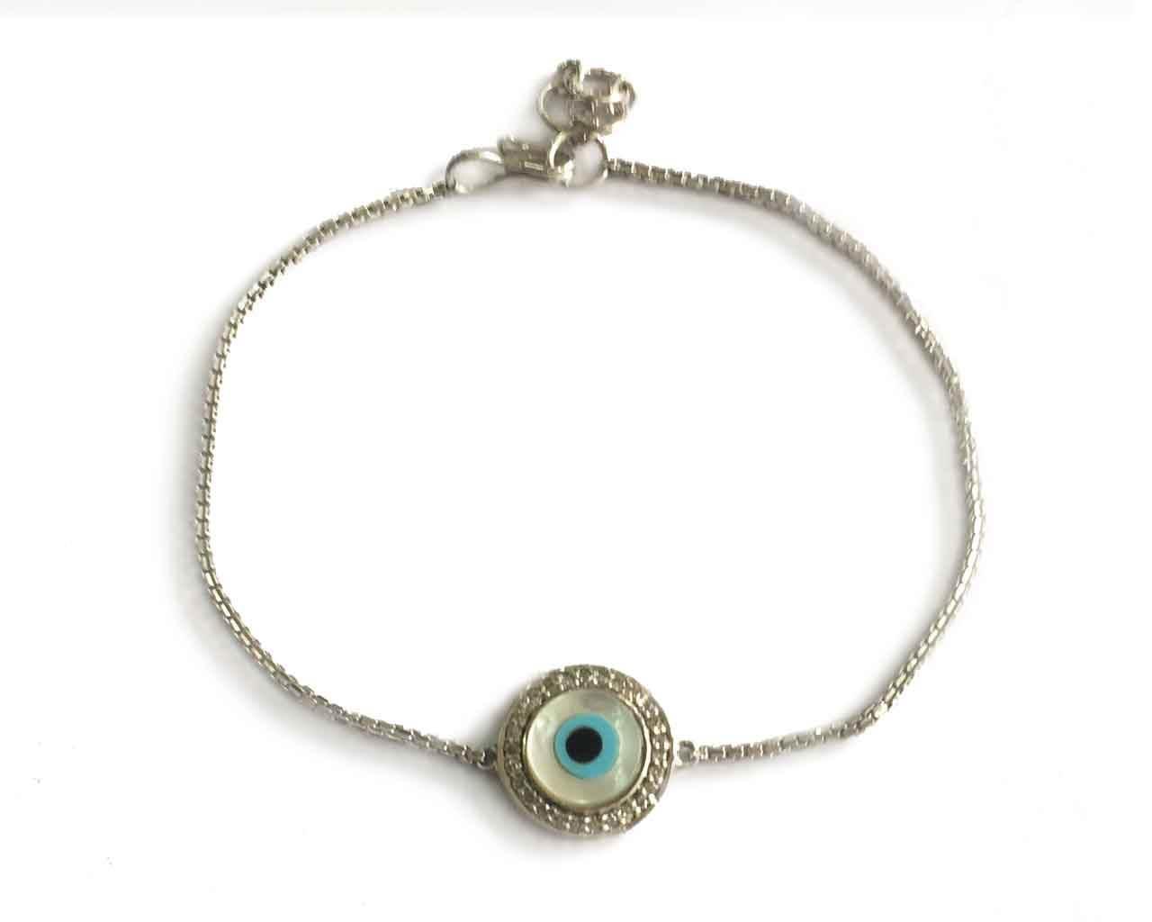Distinctive New Evil Eye bracelet in gold - Jewelslane