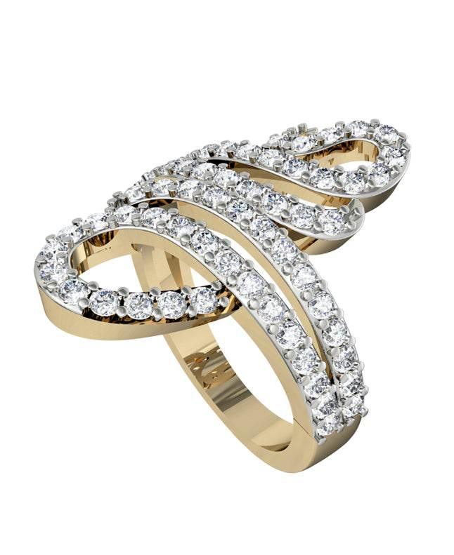Enchanting Designer Diamond Ring - Jewelslane