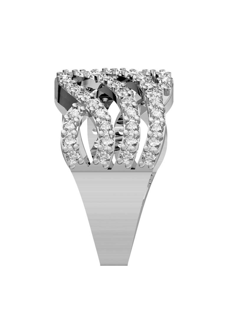 Enchanting Diamond Wideband ring - Jewelslane