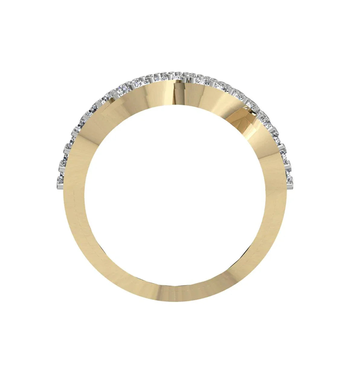 Enchanting Diamond Wideband ring - Jewelslane