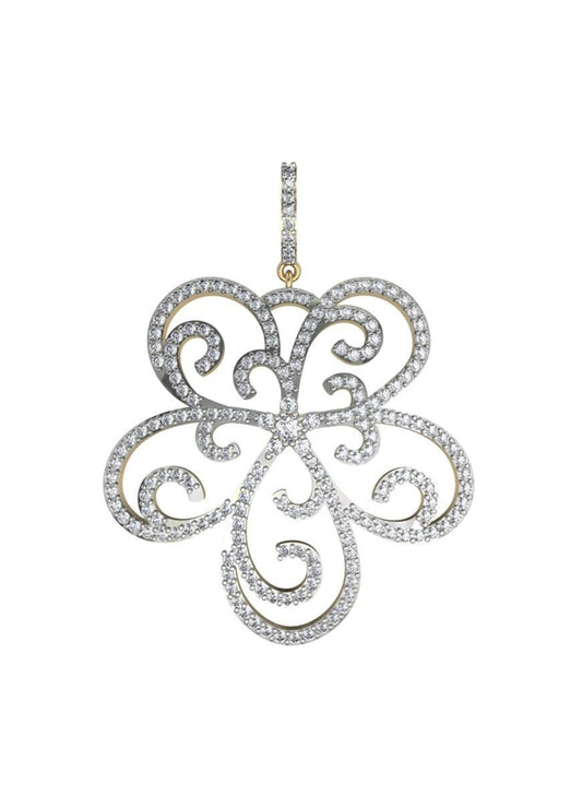 Ethereal Design Diamond Pendant - Jewelslane