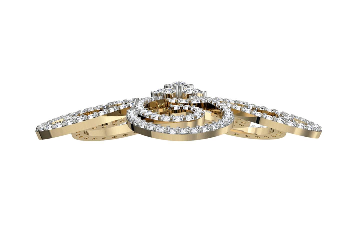 Ethereal Design Diamond Pendant - Jewelslane