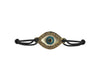 Evil Eye Bracelet in Gold with Diamond & Enamel - Jewelslane
