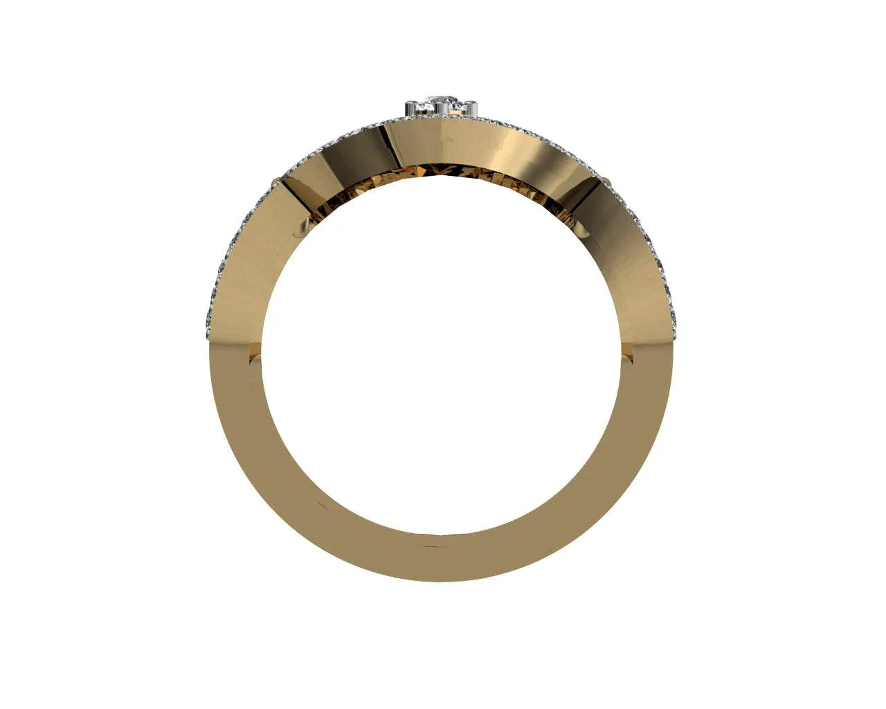 Exotic Diamond Full Finger Ring - Jewelslane