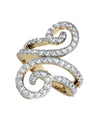 Fancy Diamond Coil Ring - Jewelslane
