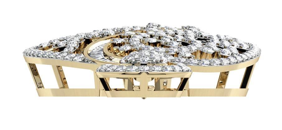 Fancy Diamond Pendant in Gold - Jewelslane