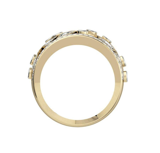 Floral diamond Band - Jewelslane