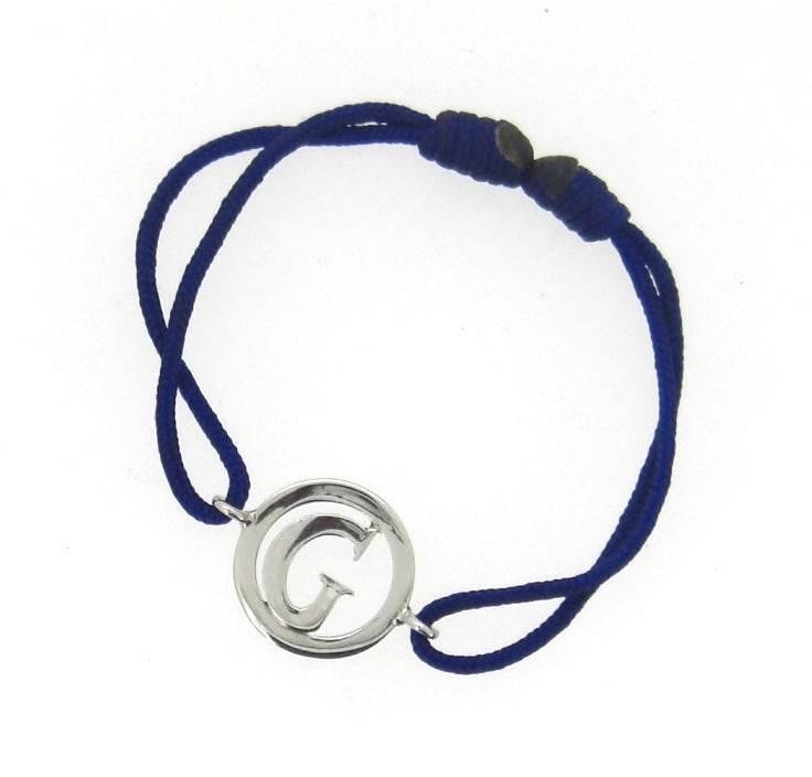 Alphabets Bracelet in Silver (A-Z) - Jewelslane