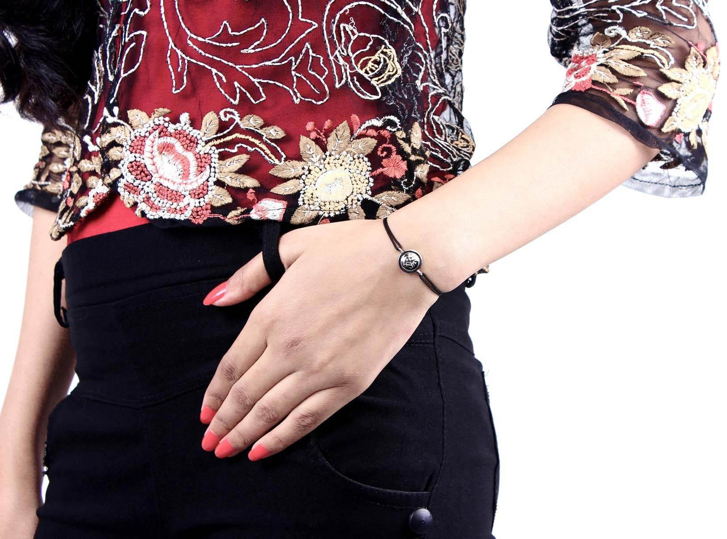 Divine Ganesh Bracelet in Silver - Jewelslane