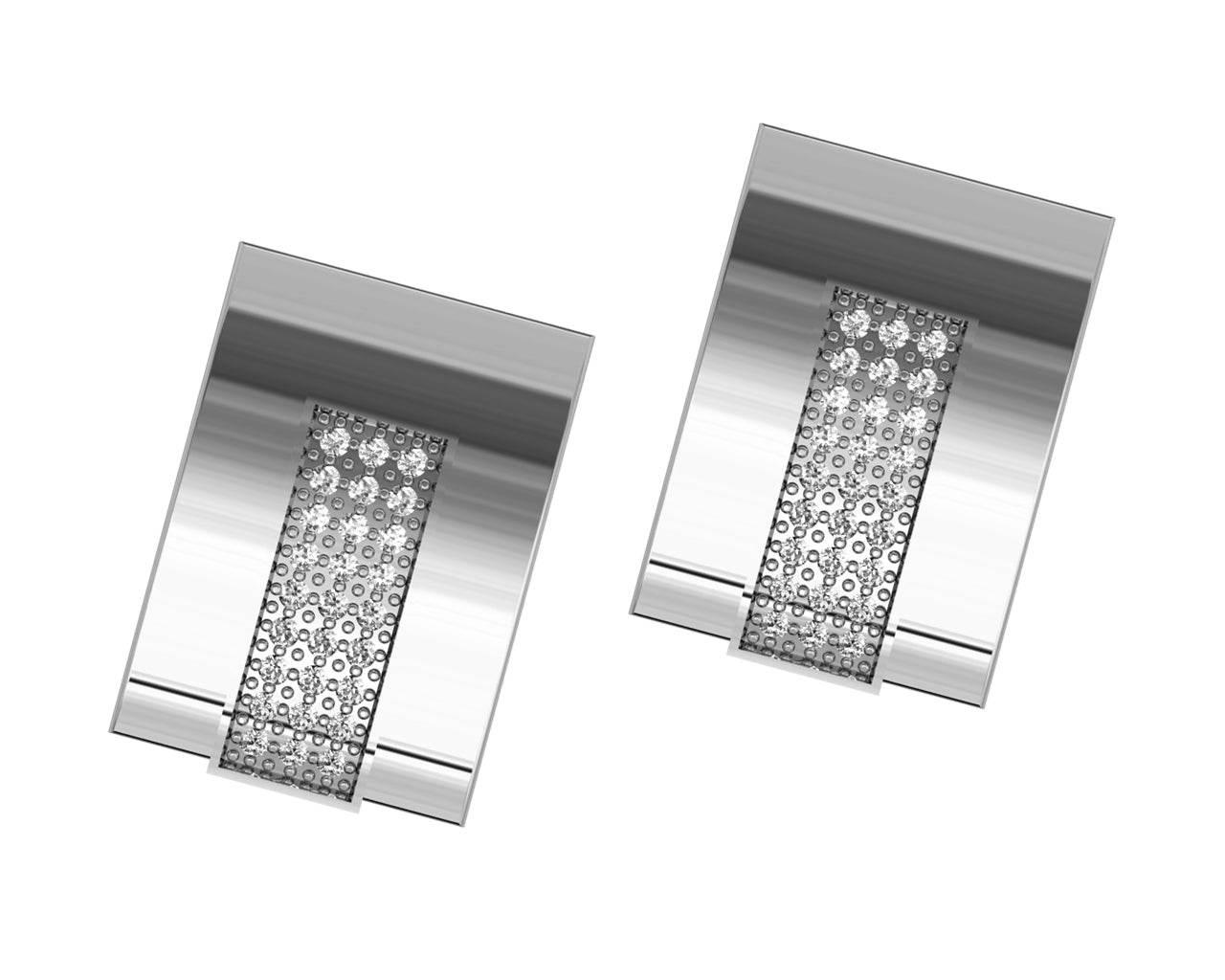 George Gold Diamond Cufflinks - Jewelslane