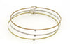 Three Color Gold Bangle - Jewelslane