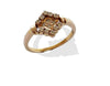 Gold Ring with Diamonds - Jewelslane