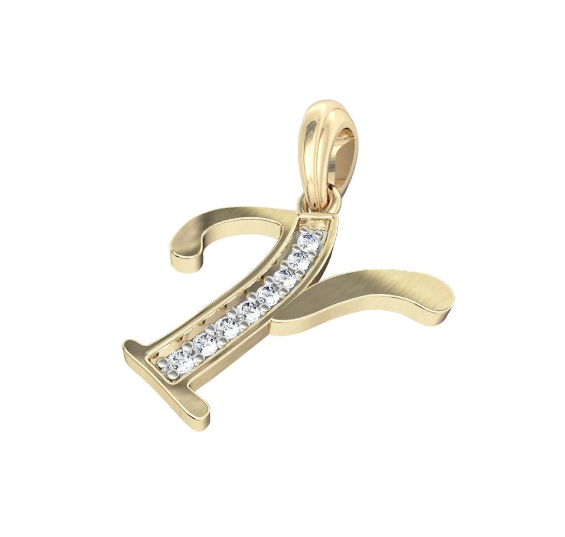 Gold Alphabet Y charm - Jewelslane